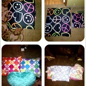 Peace and love comforter full complete bedroom set