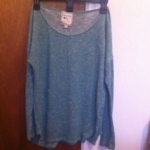 Slouchy green sparkly sweater. Never worn