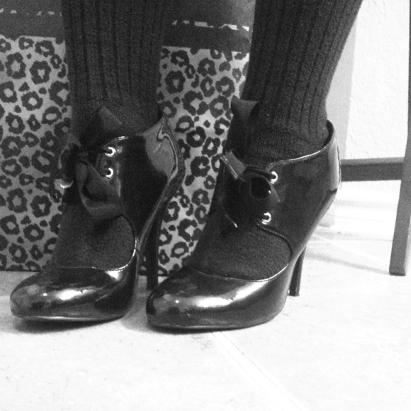 Black Patent Heels