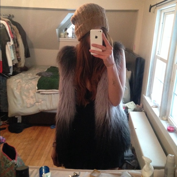 Amazing Ombré Fur Vest
