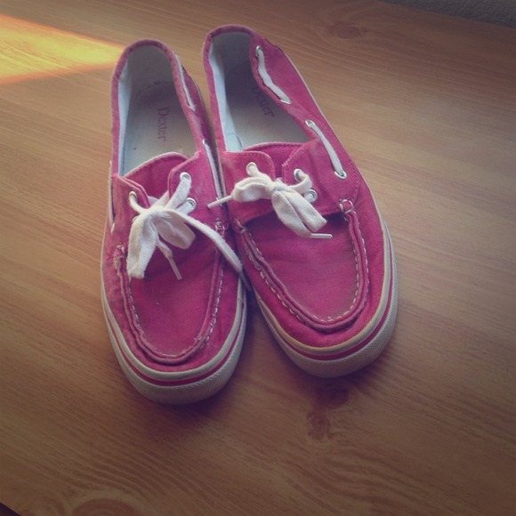 💕✨ SIZE 8 PINK SPERRY STYLE LIGHTLY WORN ✨💕