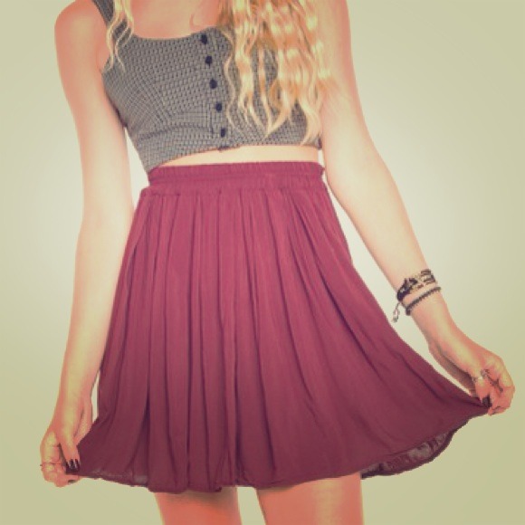 Brandy Melville heather skirt
