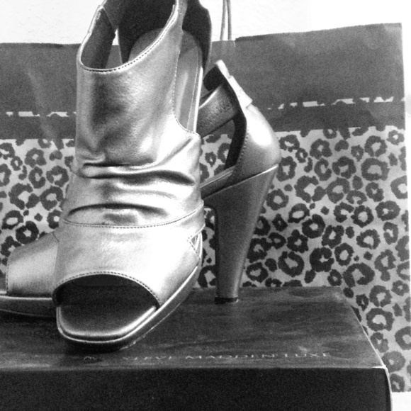 Pewter Peep Toe