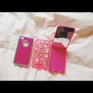 BRAND NEW PINK BRAND CELL PHONE CASES BUNDLE!!!