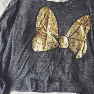 Real Disney Minnie Mouse Cropped Sweater