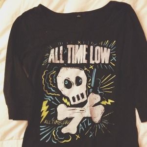 Brand New Never Worn All Time Low Band Tee