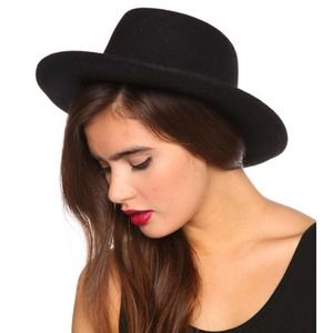 Brimmed Hat & vintage plaid pants