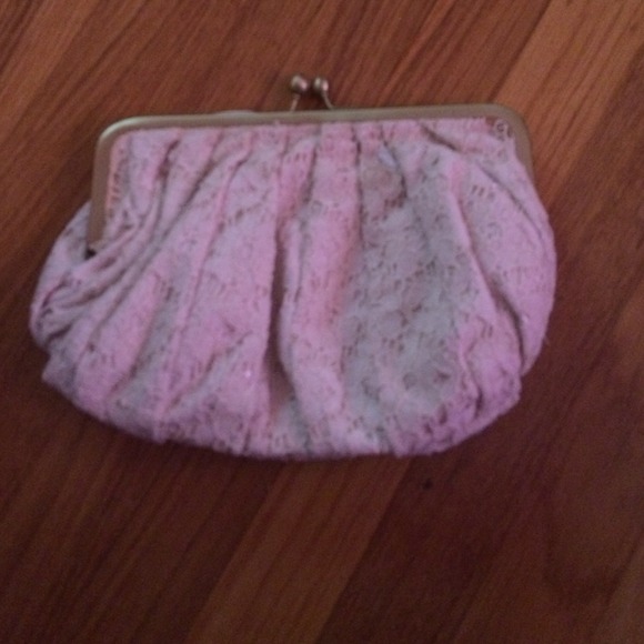 Crochet clutch.