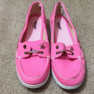 Pink slip on Shoes