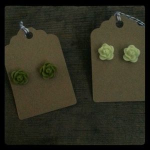 Beautiful flower earrings
