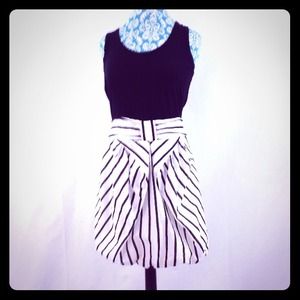 Bubble chevron dress