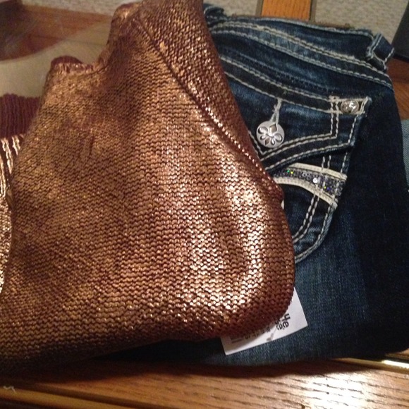 Bundle: Charlotte Russe top & Rock Revival Capris