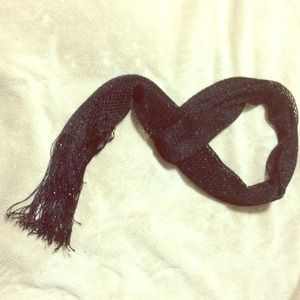 Black sparkly Express scarf