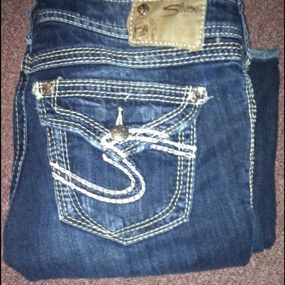 Silver buckle jeans