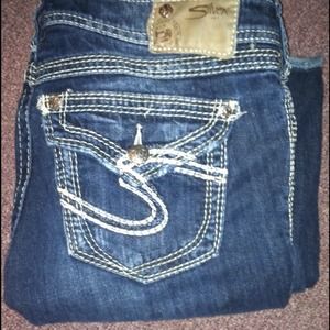 Silver buckle jeans