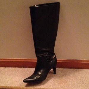 Tall black boots