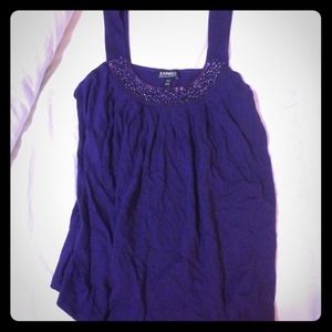 Purple express babydoll top