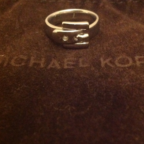 Michael Kors Jewelry - Michael kors silver buckle ring***