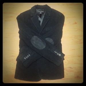 Black blazer with elbow patches size small