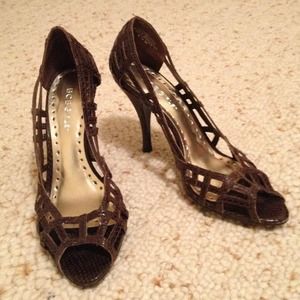 BCBGirls Open toe pumps