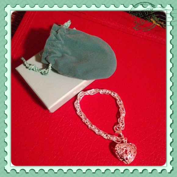 925 Sterling Silver Heart Bracelet