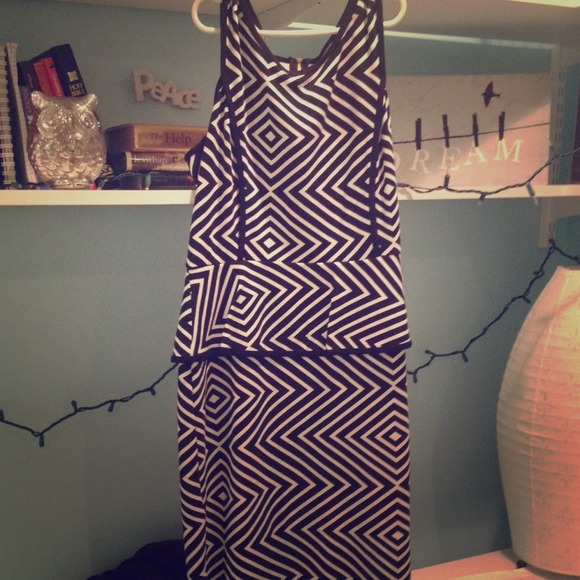 Black and white dress