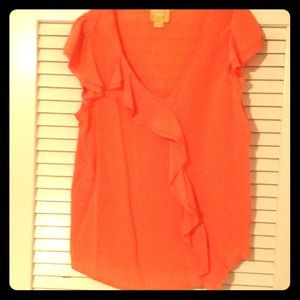 Salmon pink Maeve top