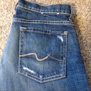 Seven 7 all mankind jeans, size 30, inseam