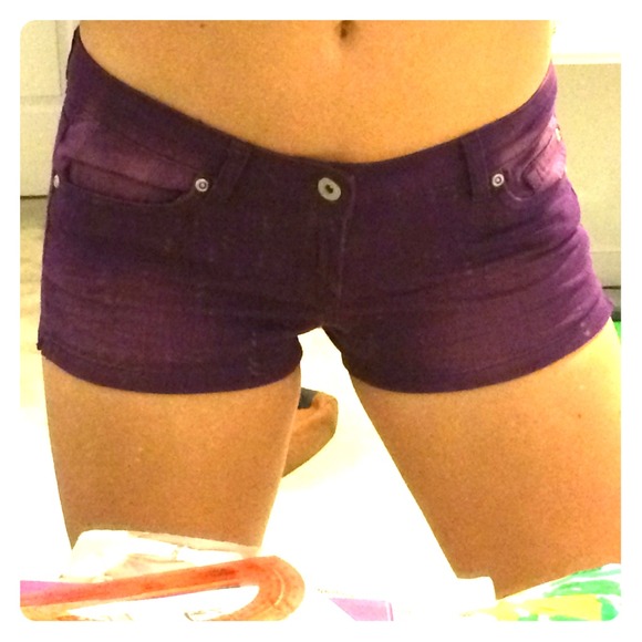 Cielo Jeans Purple Jean Shorts Size M