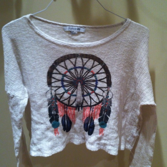 Forever 21 dream catcher crop top!