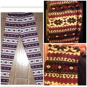 Wintery leggings