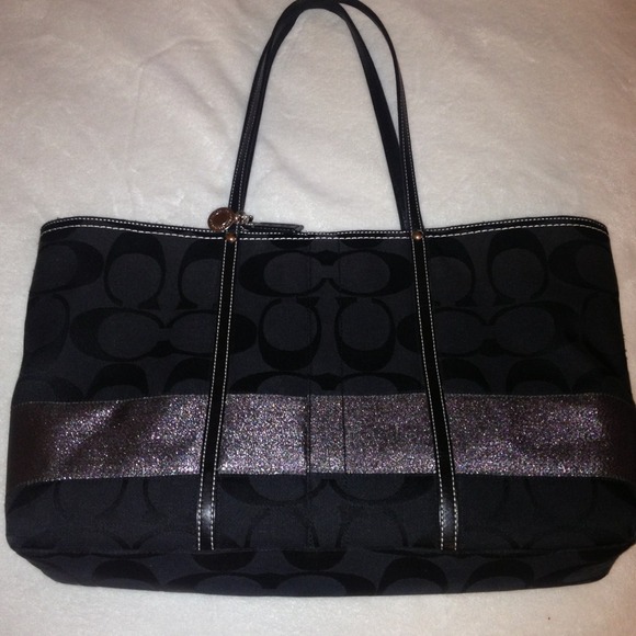 Coach Bag black gunmetal