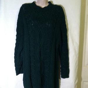 Express tricot hand knitted oversized sweater