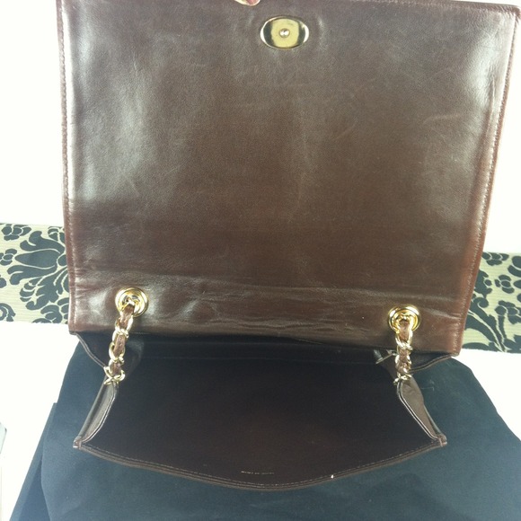 Stunning Vintage Chanel Brown Caviar Flap CC Bag - Picture 3 of 4