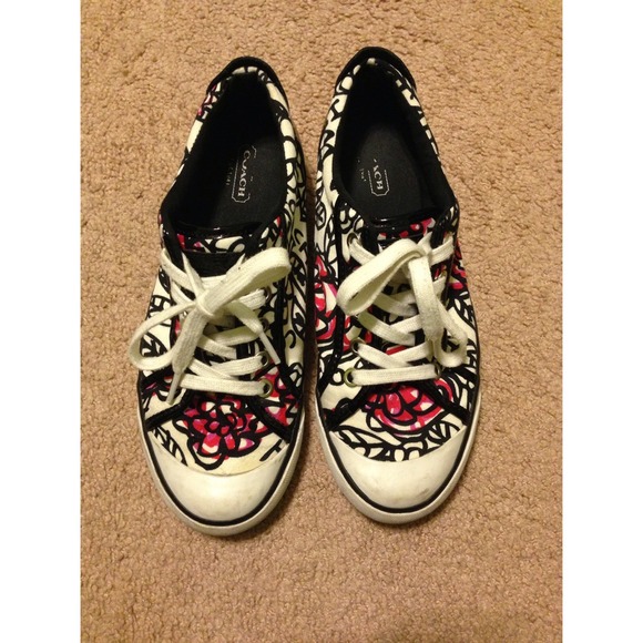 Limited edition coach poopy sneakers