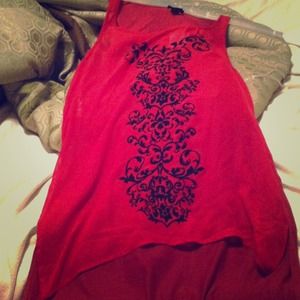 Silk sleeveless blouse