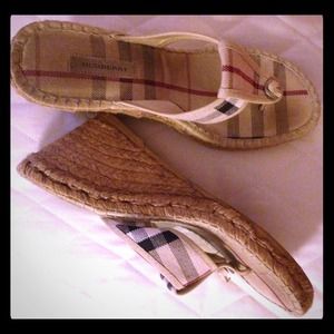 Burberry wedges size 37