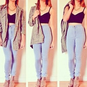 🚫🚫RESERVED🚫🚫American Apparel high wasted pants