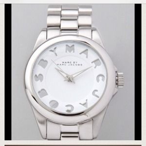 Authentic Marc Jacobs silver watch