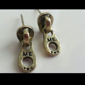 Zipper Earrings (NWOT)