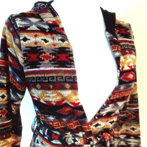 Long Aztec Cardigan