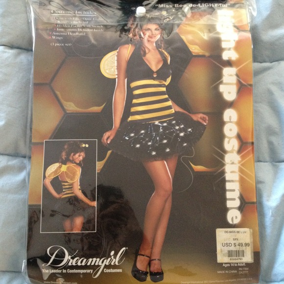 Bumble bee costume.