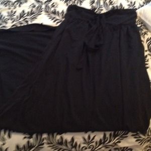 Black convertible maxi dress