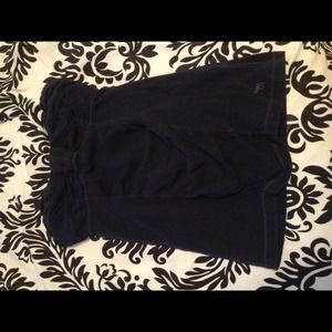 Blue Abercrombie sweetheart top