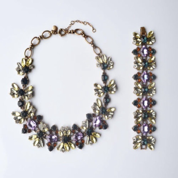 Fall harvest necklace bracelet set