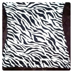 Zebra Tube top