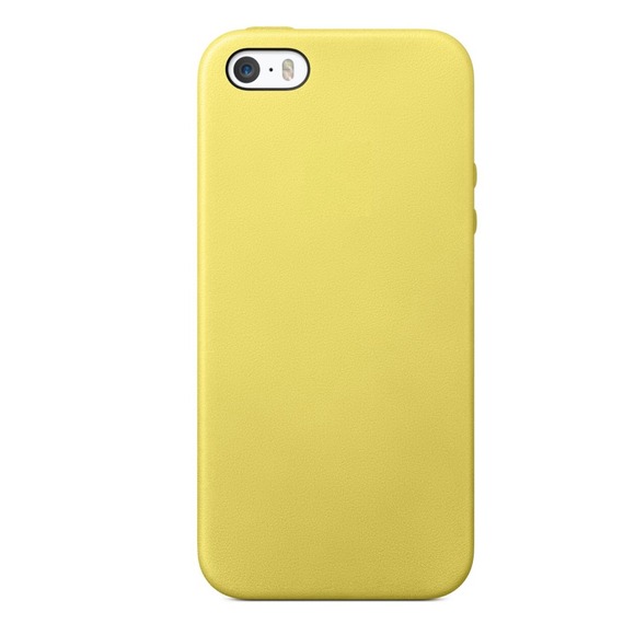 Apple iPhone 5/5s Leather Alternate Case - YELLOW