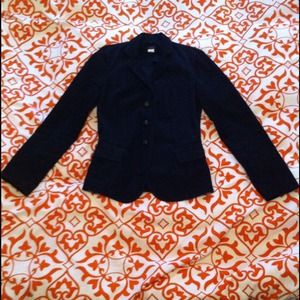 Navy J. Crew Corduroy Blazer