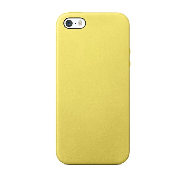 Apple iPhone 5/5s Leather Alternate Case - YELLOW