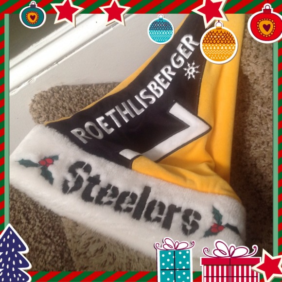 Roethlisberger Steelers Santa Hat *NEVER WORN*